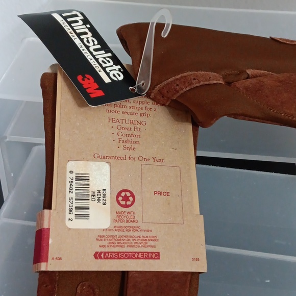 Isotoner NWT Suede Outback Country Gloves - Picture 6 of 7